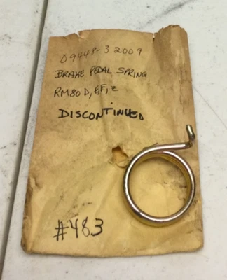 MUELLE PEDAL FRENO SUZUKI RM80 1982 1983 1984 1985 0944832009 Foto 1 de 2