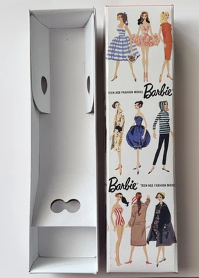 #1 Barbie Rubia Cola de Caballo Muñeca Caja Traje de Baño 1959 #850 Mattel, Reproducción 1993, Foto 1 de 4