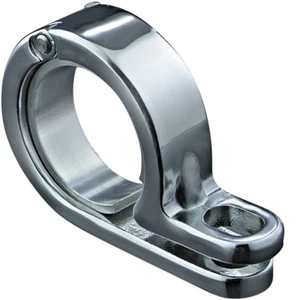 Chrome P-Clamp Light Mount for 39mm/41mm fits Harley Forks - Kuryakyn 4014 - Picture 1 of 7