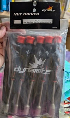 Dynamite DYN2812 5 Piece Standard Nut Driver Set 3/16, 11/32, 1/4, 5/16, 3/8 HH - Image 1 of 4