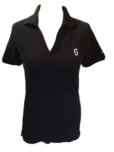 Rare Ladies SCOTT INSULOFT Cycling Top Polo Size Medium Black BNWTS T4506 - Picture 1 of 5