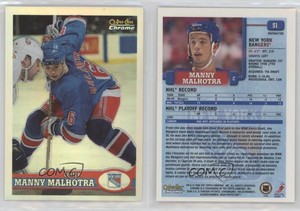1999-00 O-Pee-Chee Chrome Refractor Manny Malhotra #51