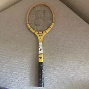 BANCROFT BILLIE JEAN KING ALL STAR TENNIS RACKET VINTAGE WOOD RACQUET - Picture 1 of 11