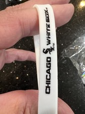 Chicago White Sox 2005 World Series Champions MLB adult silicone wristband.