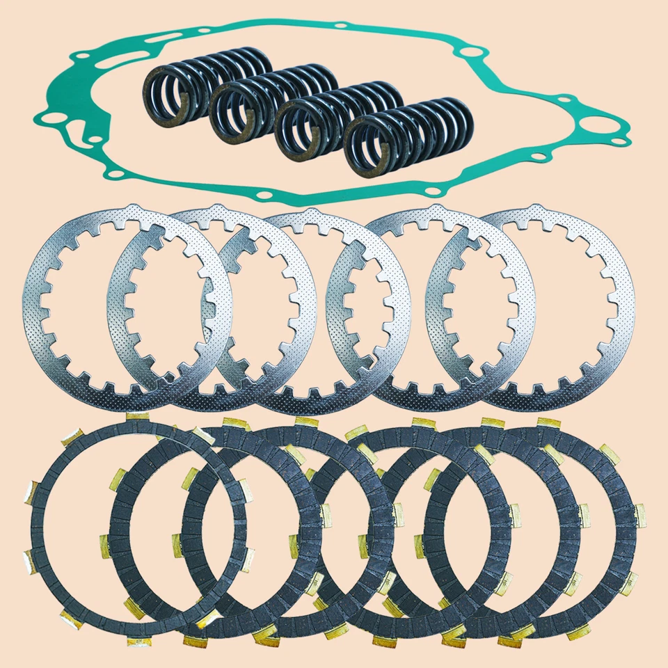 Muelles de placas de acero de fricción de embrague con junta para Yamaha TTR230 2005-09 11-2023 Foto 1 de 4