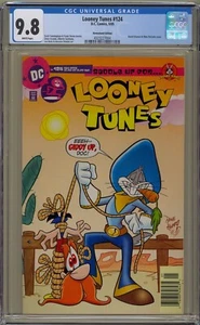 Quiosco Looney Tunes 124 DC Comics CGC 9,8 Low Print Run Pop Report 2005 Bugs - Imagen 1 de 2