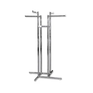 4 Way Clothes Rack With All Straight Adjustable Arms - Picture 1 of 1