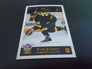  1993-1994 Classic Pro Hockey 127 DANE JACKSON  HAMILTON CANUCKS   AHL 