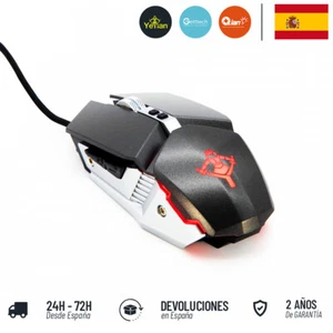 Ratón gaming, YEYIAN SABRE 1003, 7 botones, 2750 DPI, cable trenzado 1.5m, LED - Imagen 1 de 9
