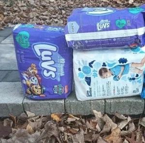 BUNDLE- 2 Packs of Luvs Size 6 Diapers, 1 CVS Size 6 Diapers - Picture 1 of 1