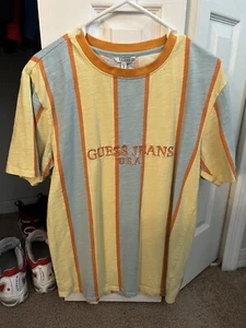 GUE$$ JEANS USA - ASAP Rocky Herren T-Shirt gestreift 100% Baumwolle - Bild 1 von 2