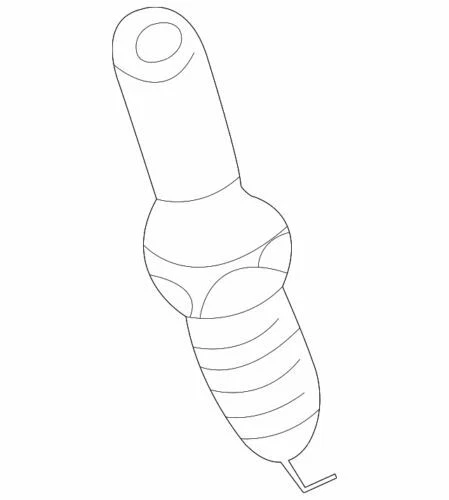 Vela de ignição genuína GM 2002-2004 Cadillac Saturn CTS Vue dupla platina 24425327 - Imagem 1 de 2