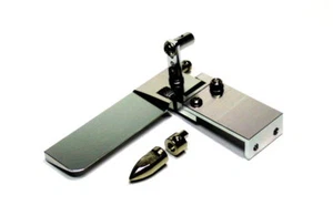 RC Model Ship 75mm Silver Aluminium Cooling R/C Hobby Boat Rudder HR300 - Picture 1 of 3