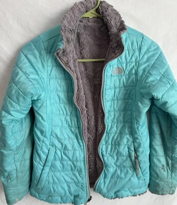 Chaqueta de esquí acolchada The North Face para niñas verde azulado talla mediana (10/12) juvenil Foto 1 de 4