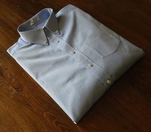 GANT talla L Pinpoint Oxford Hombre Camisas Casuales Azul NUEVO - Imagen 1 de 13