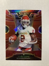 2020 CeeDee Lamb RC Chronicles Draft Picks Select Red Prizm #2 Rookie Card SP