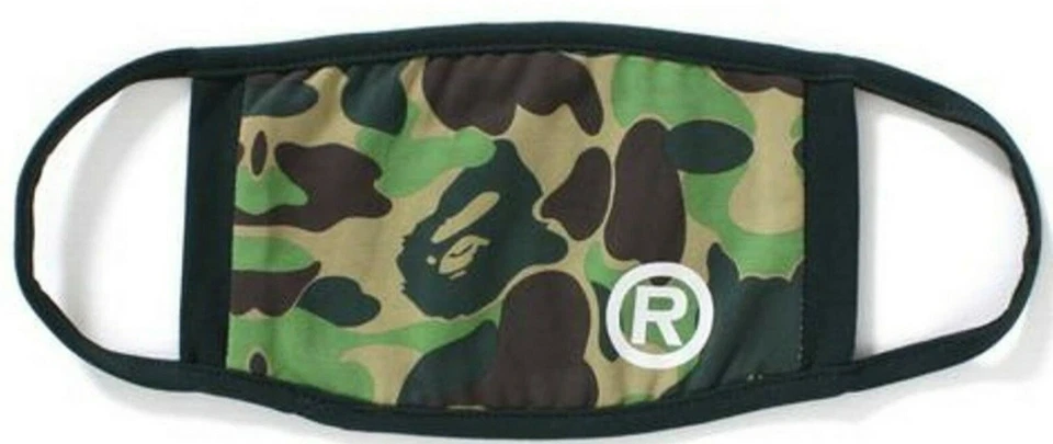 BEST QUALITY Bape Mask Shark A Bathing Ape ABC Camo Face Mouth Muffle USA Seller - Image 1 of 4