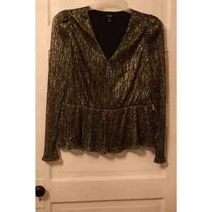 Simply Vera Party Dressing Size Large Black & Gold (NWT) - Picture 1 of 3