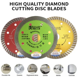Hoja de sierra de diamante de 105 mm rueda de corte seca/húmeda con diámetro de 20 mm para concreto de piedra - Imagen 1 de 15