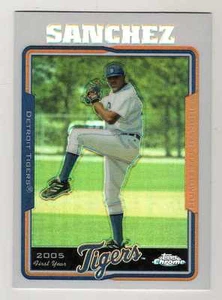 2005 Topps Update Chrome Refractor #117 Humberto Sanchez Tigers BV$4 - Picture 1 of 1
