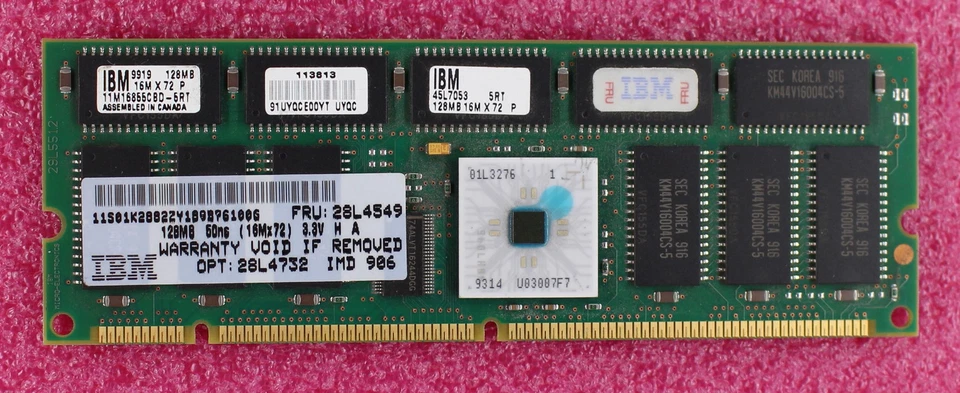 28L4549 - IBM Netfinity 7000 128MB ECC Dimm - Image 1 of 1