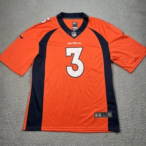 Nike Russell Wilson #3 Denver Broncos NFL Jersey On Field Size XXL Orange/Blue - Picture 1 of 14