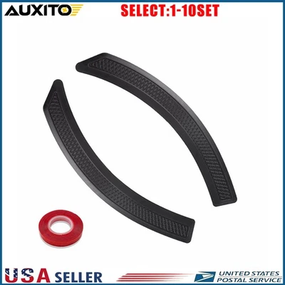 Fit Mitsubishi EVO Models Black Front Fender Side Vent Cover ABS 2002-2016 2-20X - Image 1 of 4