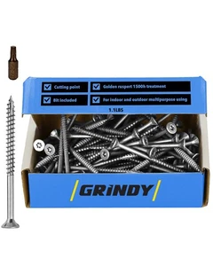 #8 x 1 5/8’’ Stainless Steel Wood Screws by (200pack/1.1LBS) – Self-Drilling ... - Picture 1 of 8