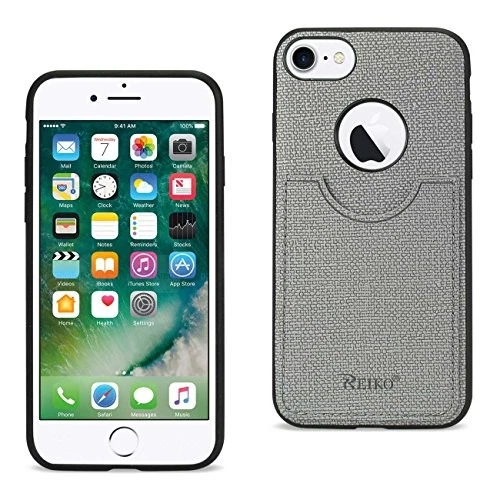 Reiko DTPU08-IPHONE7GY Cell Case for Apple iPhone 7 Gray - Image 1 of 1