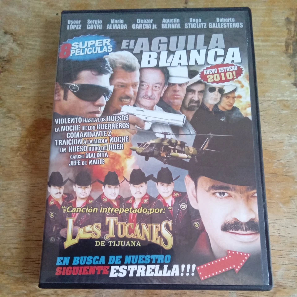 8 Super Peliculas: El Aguila Blanca/Carcel Maldita/Jefe De Nadie (DVD, 2010) - Image 1 of 4
