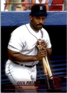 2022 Stadium Club Red Foil #140 Cecil Fielder - BB - Picture 1 of 2