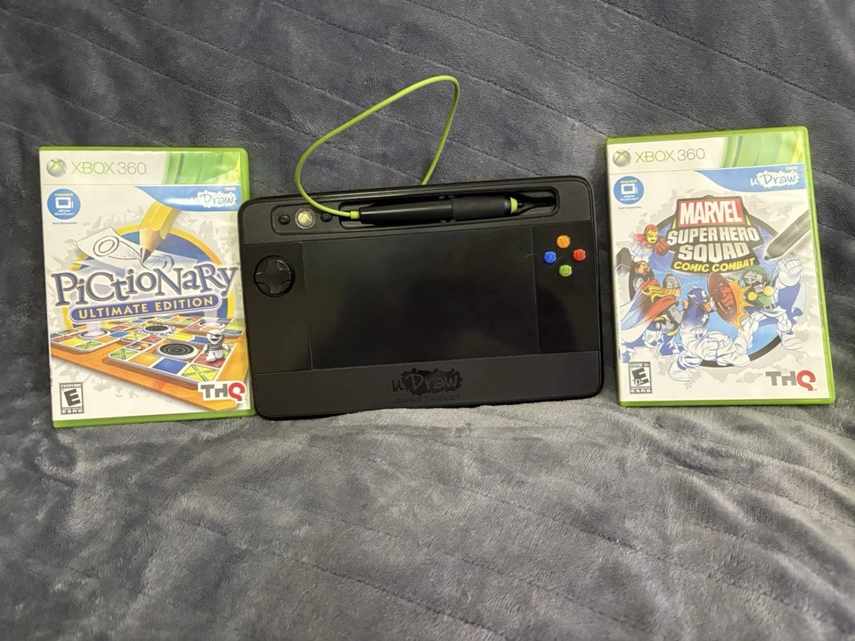 Tablet de jogos UDraw com Marvel Super Hero Squad & Pictionary Ultimate (2 jogos) - Imagem 1 de 4