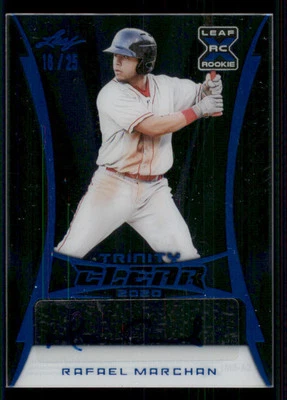 2020 Leaf Trinity Clear AUTO Platinum #CARM1 Rafael Marchan /25 - Image 1 of 2