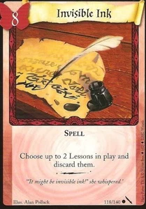 Harry Potter TCG Invisible Ink - Chamber of Secrets #118/140 - Picture 1 of 2