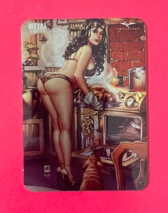 TARJETA DE METAL MIKE KROME Van Helsing Dracula's Daughter 4 (NM) 3x3.5" Zenescope Difícil de Encontrar - Imagen 1 de 3