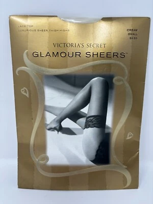 Nuevo Victoria's Secret Glamour Transparente Encaje Top Hasta los Muslos Crema Pequeño Foto 1 de 4