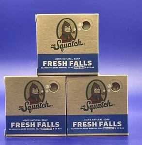 Dr. Squatch Men's Soap Fresh Falls 5 oz (Price Per Bar) - Picture 1 of 1