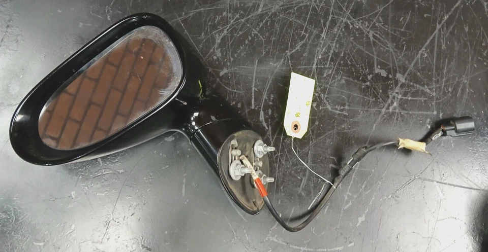 Conjunto de espelho de porta lateral 2006-2009 Pontiac Solstice GXP preto driver LH - Imagem 1 de 4