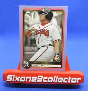 Juego curado 2022 Topps X Aaron Judge Andrew Jones púrpura/25 - Imagen 1 de 2