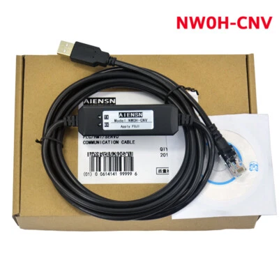 NW0H-CNV for Fuji Servo Debugging Cable RYC/W/SMART/ALPHA5 Data Download Cable - Image 1 of 2