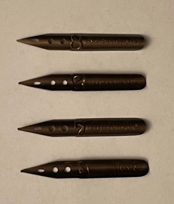 Set Kalligraphie Tuschfeder *** Schreibfeder Brause Rustica 7 + 8 - Bild 1 von 1