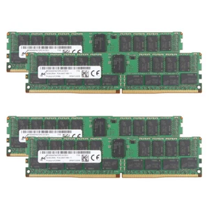 Micron DDR4 RAM 4x 32 GB Only For ECC Server Memory DIMM PC4-2400T-RB1-11 2RX4 - Picture 1 of 8