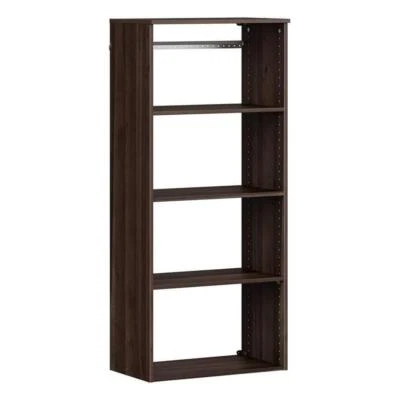 ClosetMaid Closet Tower 14.59"x25.12"x56.48" Modern Walnut Hanging Wood Indoor - Image 1 of 3