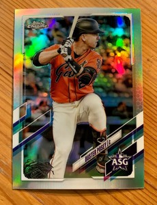 2021 Topps Chrome Update Buster Posey All Star Game Refractor Giants