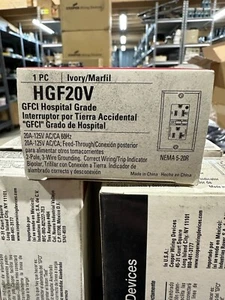 (1) HGF20V HOSPITAL GRADE 20A 125V - B136 - Picture 1 of 1
