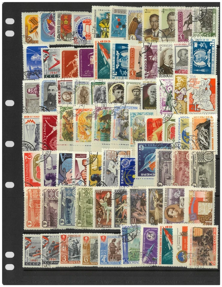 Russia 1961 Near Complete Year Set 129 Stamps Cancelled to Order/CTO - Image 1 of 1