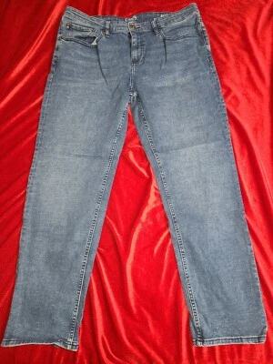 Chaps Denim Jeans Mens 34x30 Medium Blue Denim Slim Straight Fit - Image 1 of 4