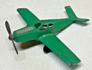 Vintage Green B35 Bonanza Single Engine AIrplane by Manoil EUC - Picture 1 of 3