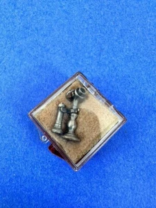 925 Sterling Silver Vintage Retro Candlestick Telephone Charm Pendant Gift - Picture 1 of 3