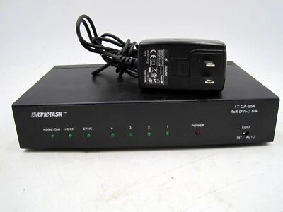 Amplificador de distribución de señal Tvone-Task TVONETASK 1T-DA-554 1x4 DVI-D DA HMDI 1.3 Foto 1 de 3